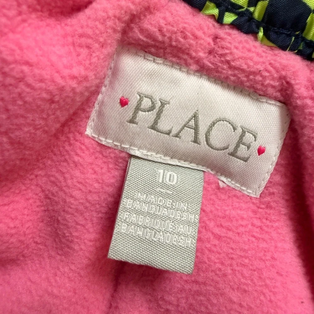 The Children's Place Girls Snow Suit Set Jacket XL 14 Pants 10 Ski Geometric